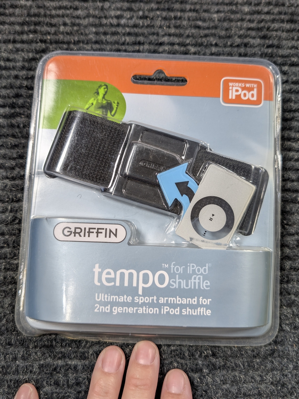 NWT Griffin Tempo Sport Armband for 2nd Gen iPod Shuffle